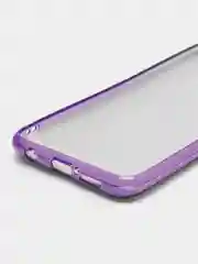 Сиреневый силиконовый с блестками усиленный чехол XIAOMI Poco x3