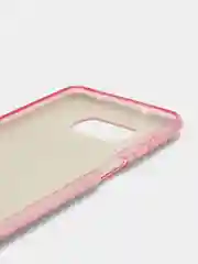 Розовый силиконовый с блестками усиленный чехол XIAOMI Poco x3