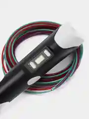 Черный комплект стержней из пластика PLA для 3D ручки (ЗД)