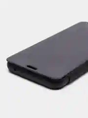 Черный чехол-книжка Huawei mate 20 liteс дизайном с зеркальной поверхностью,с подставкой