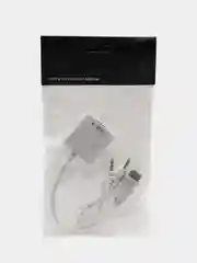 Молочный переходник-адаптер из HDMI в VGA, с аудиовыходом и без