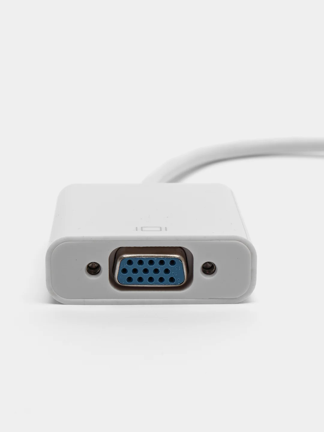 Молочный переходник-адаптер из HDMI в VGA, с аудиовыходом и без