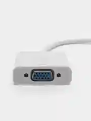 Молочный переходник-адаптер из HDMI в VGA, с аудиовыходом и без