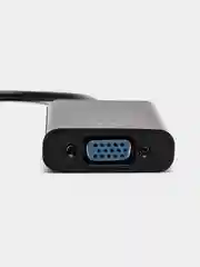 Угольный переходник-адаптер из HDMI в VGA, с аудиовыходом и без