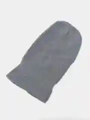 Серый балаклава вязаная