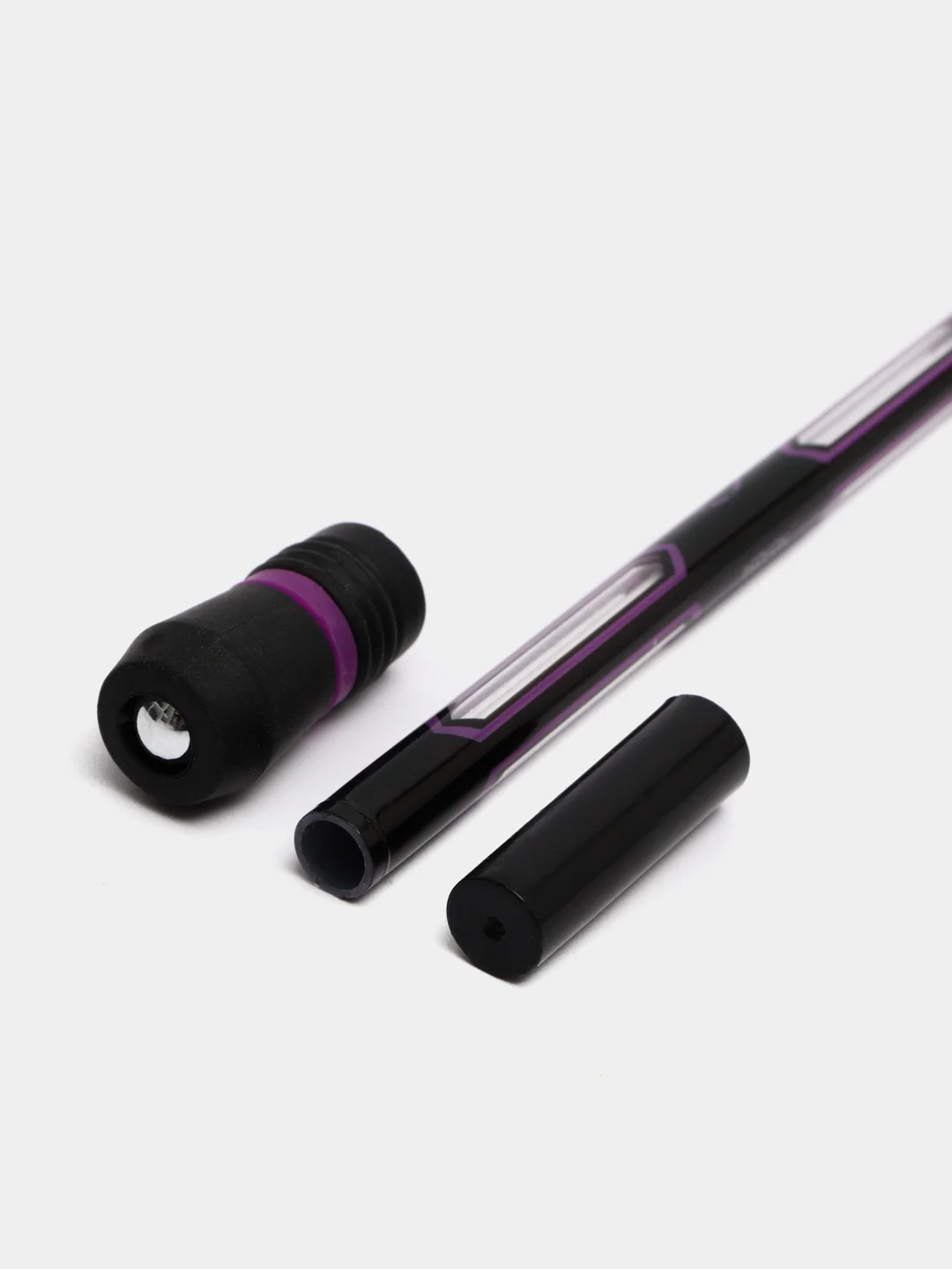 Фиолетовый ручка трюковая Pen Spinning, цвет черный, геливые чернила