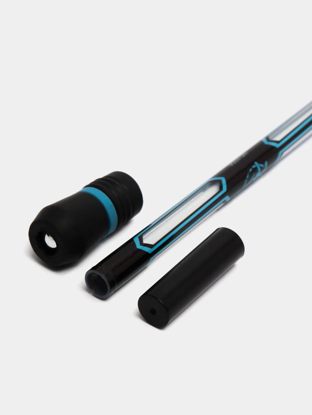 Синий ручка трюковая Pen Spinning, цвет черный, геливые чернила