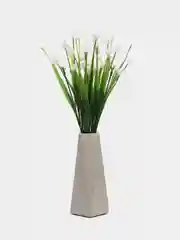 Белый искусственные цветы осока