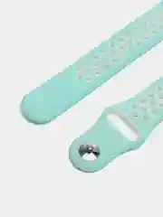 Небесно-голубой ремешок для Apple Watch 3,4,5 поколения 38/40 мм. двухцветный, силиконовый