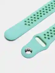 Бирюзовый ремешок для Apple Watch 3,4,5 поколения 38/40 мм. двухцветный, силиконовый