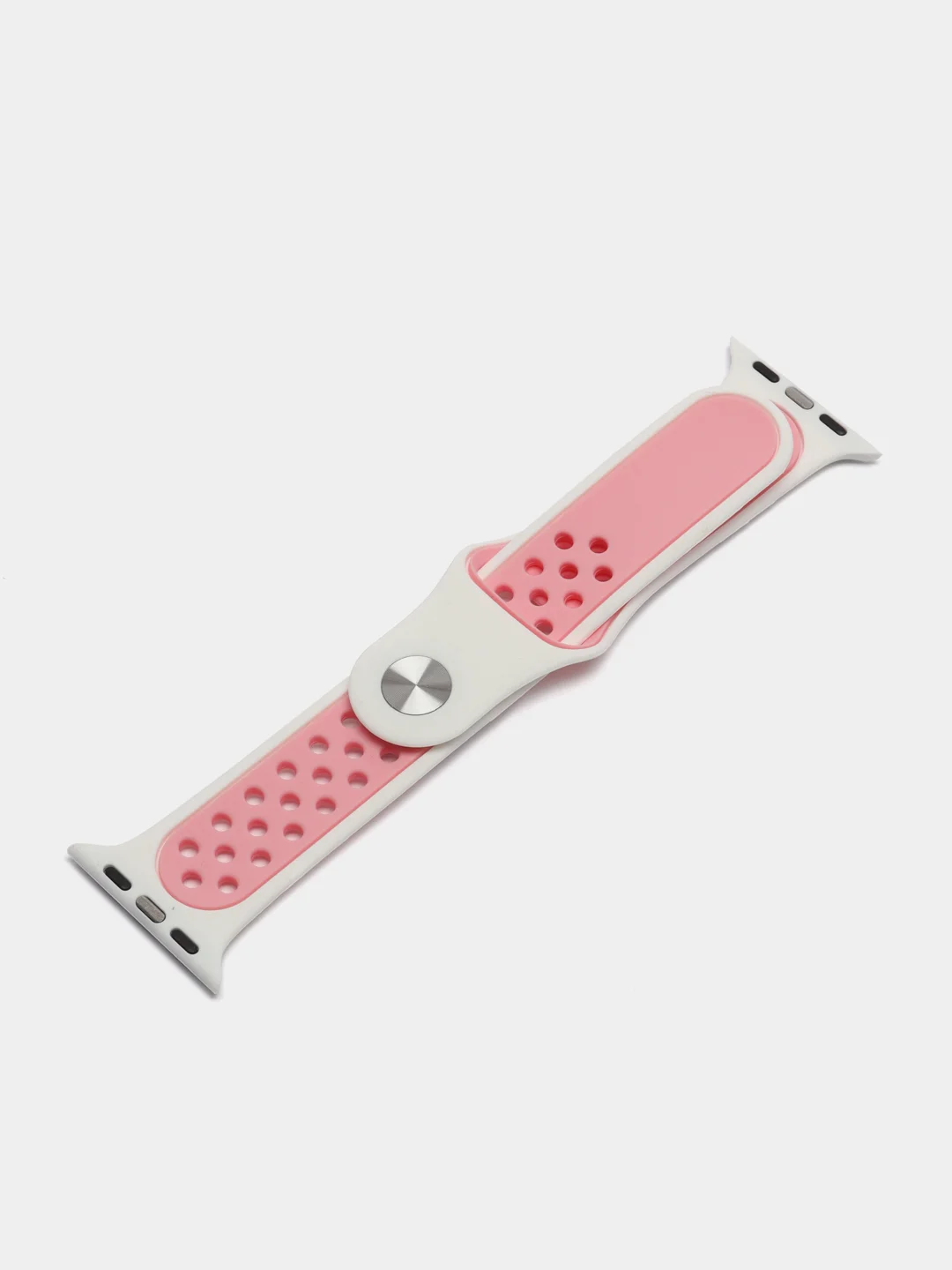 Карамельный ремешок для Apple Watch 3,4,5 поколения 38/40 мм. двухцветный, силиконовый