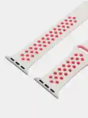 Карамельный ремешок для Apple Watch 3,4,5 поколения 38/40 мм. двухцветный, силиконовый