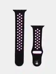 Пурпурный ремешок для Apple Watch 3,4,5 поколения 38/40 мм. двухцветный, силиконовый