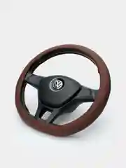 Коричневый чехол на руль D-образный для Volkswagen, Skoda
