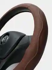 Коричневый чехол на руль D-образный для Volkswagen, Skoda