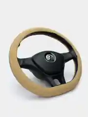 Бежевый чехол на руль D-образный для Volkswagen, Skoda