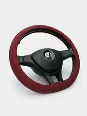 Багровый чехол на руль D-образный для Volkswagen, Skoda