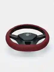Багровый чехол на руль D-образный для Volkswagen, Skoda