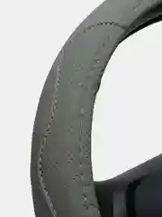 Серый чехол на руль D-образный для Volkswagen, Skoda