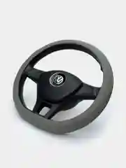 Серый чехол на руль D-образный для Volkswagen, Skoda