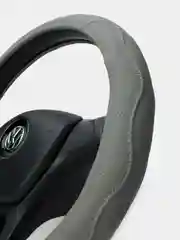 Серый чехол на руль D-образный для Volkswagen, Skoda