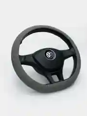 Серый чехол на руль D-образный для Volkswagen, Skoda