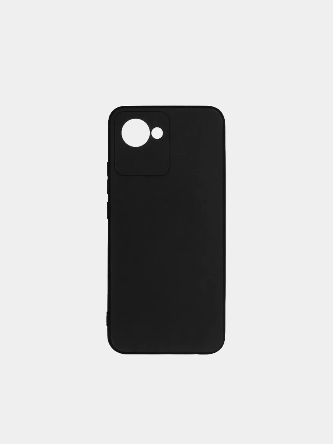Бирюзовый чехол на Realme C30 силиконовый, цветной, матовый