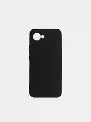 Бирюзовый чехол на Realme C30 силиконовый, цветной, матовый