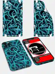 Защитная наклейка (пленка) Skin "Каллиграфия" на iPhone 11 / 12 / 12 Pro / 13 / 13 Pro