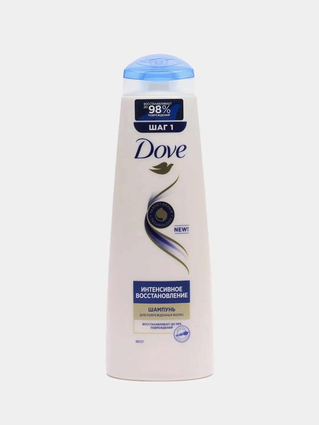 Шампунь для поврежденных волос Dove "Интенсивное восстановление", 380 мл