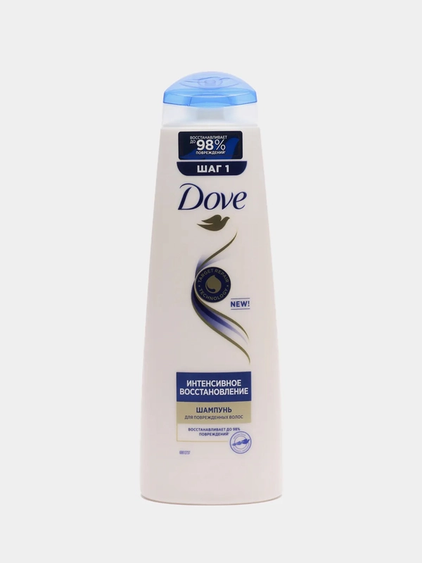 Шампунь для поврежденных волос Dove "Интенсивное восстановление", 380 мл