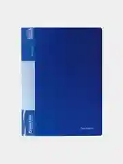 Папка 100 вклад. BRAUBERG Стандарт, синяя, 0,9мм, 221609