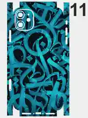 Защитная наклейка (пленка) Skin "Каллиграфия" на iPhone 11 / 12 / 12 Pro / 13 / 13 Pro