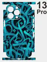 Защитная наклейка (пленка) Skin "Каллиграфия" на iPhone 11 / 12 / 12 Pro / 13 / 13 Pro
