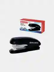 Степлер №24/6, 26/6 BRAUBERG "Extra", до 30 листов, черно-синий, 229084