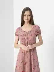 Пастельно-коралловый платье женское повседневное летнее