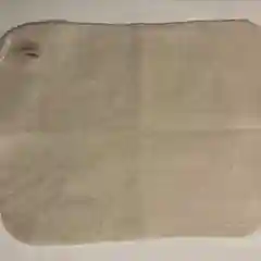 Белый коврик для бани