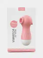 Розовый вибратор вакуумный LILO, женский, для клитора, 10 режимов