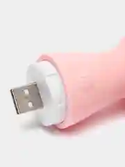 Розовый вибратор вакуумный LILO, женский, для клитора, 10 режимов