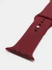 Багровый силиконовый ремешок для смарт часов Apple Watch, силиконовый браслет