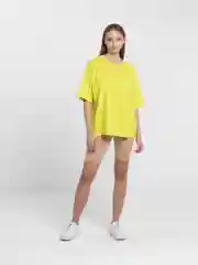 Салатовый футболка женская, оверсайз