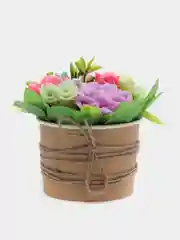 Бордовый букет из мыльных роз,подарочный набор" Букет из мыльных цветов",подарокучителю,коллеге