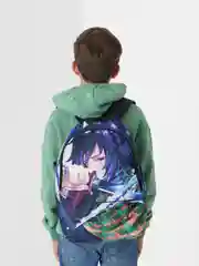 Темно-синий рюкзак Аниме , anime , рюкзак школьный для мальчика , портфель