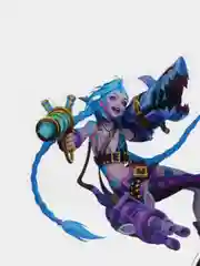 Акриловая 2D-фигурка по игре "League of Legends", Джинкс