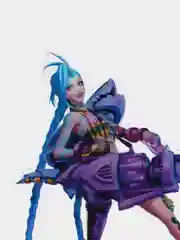 Акриловая 2д фигурка по игре "League of Legends", Джинкс