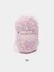 Конфетный пряжа Пехорка Буклированная 30% мохер, 20% шерсть, 50% акрил, 200г 220м