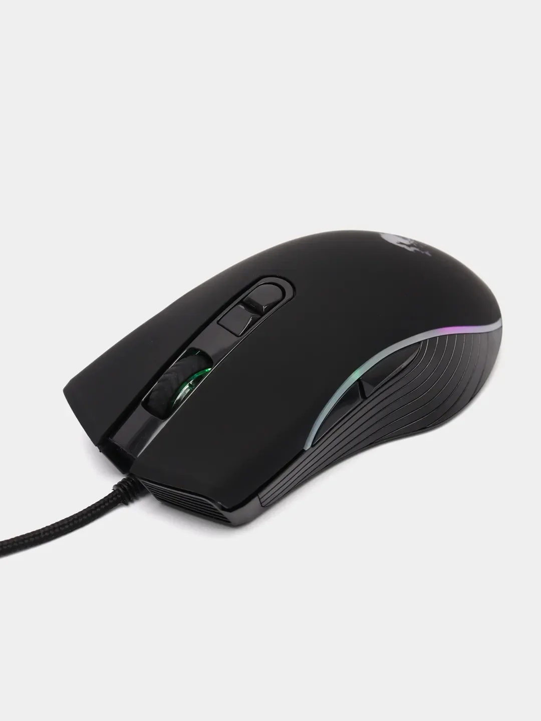 Черный мышь игровая Oklick 708G Mystery, с подсветкой компьютерная