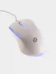 Белый мышь игровая Oklick 245M, USB компьютерная проводная, подарок на 8 марта