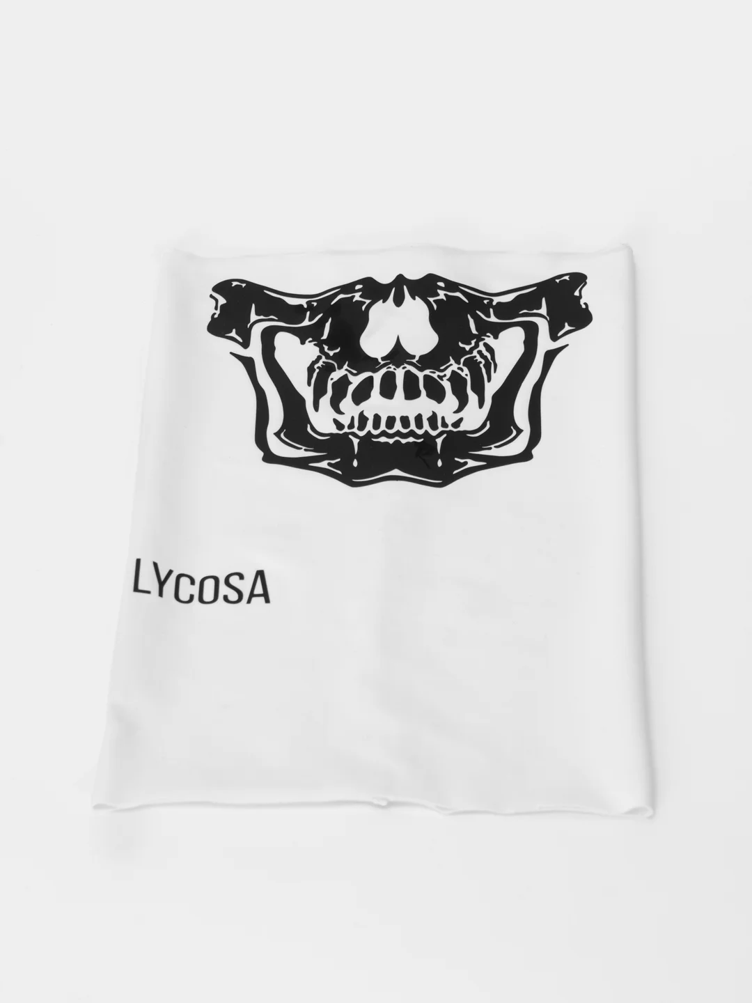 Бандана-труба LUCOSA SILK WHITE SKULL, П-019/2