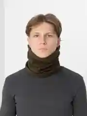 Зеленый шарф-труба, флисовый